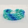 Резиночки для плетения браслетов Rainbow Loom Неон, голубые RAINBOW LOOM B0952