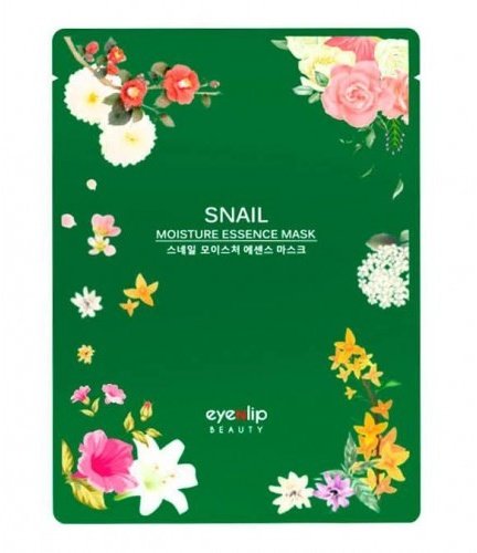 EYENLIP Snail Soothing Essence Mask – Увлажняющая тканевая маска для лица с экстрактом муцина улитки, 25 мл.