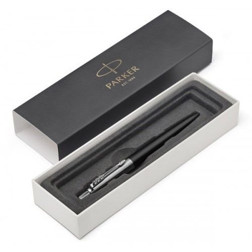 Parker Pen Products Parker Jotter Шариковая ручка Core K63 Bond Street Black CT M синие чернила 1953184