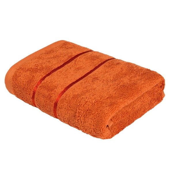 Полотенце Ecotex Египетский Хлопок махровое 50*90 оранжевый  ***К121517