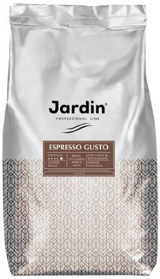 Кофе в зернах JARDIN (Жардин) "Espresso Gusto", натуральный, 1000 г, вакуумная упаковка, 0934-08