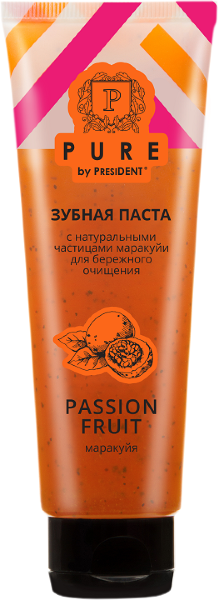 зубная паста PURE by PRESIDENT  Маракуйя 115 г