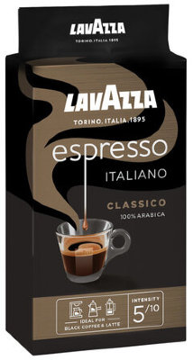 Кофе молотый LAVAZZA "Espresso Italiano Classico", 250 г, вакуумная упаковка, 1880