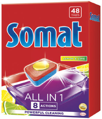 Таблетки для посудомоечных машин 48 шт. SOMAT "All-in-1", 2359002