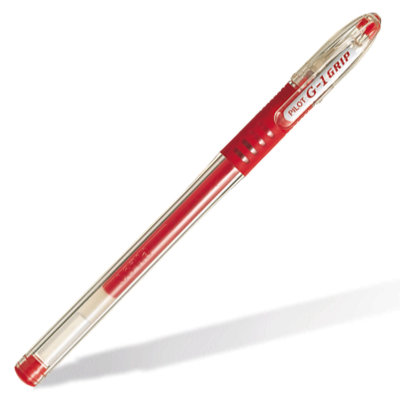 Ручка гелевая Pilot G1 Grip красная 0,5мм BLGP-G1-5(R) ***К172040