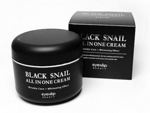 EYENLIP Black Snail All In One Cream - Крем для лица с муцином черной улитки, 100 мл.