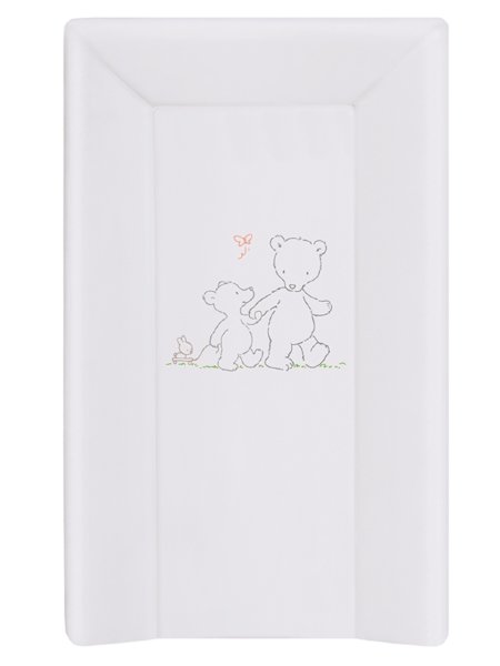 Пеленальный матрац на кровать Ceba Baby 70 см на жёстком основании(W-201-004-260 Papa Bear Grey)