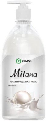 Мыло-крем жидкое 1 л GRASS MILANA "Жемчужное", дозатор