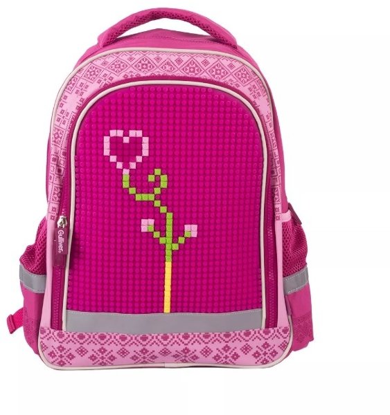Рюкзак школьный с пикси-дотами (розовый) Gulliver MC-3191-4