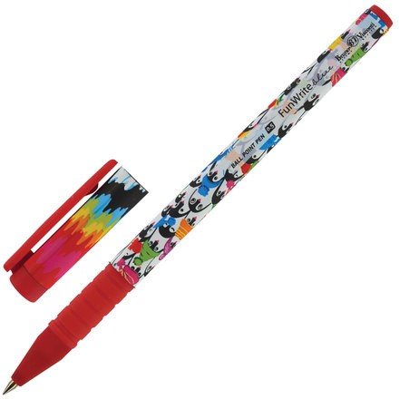 Ручка шариковая BRUNO VISCONTI "FunWrite", СИНЯЯ, "Северное сияние", узел 0,5 мм, линия письма 0,3 мм