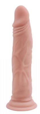 Телесный фаллоимитатор Lascivious Dildo - 21,4 см.