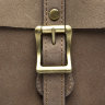 Сумка KLONDIKE «Brad», винтажная кожа в коричневом цвете, 25 х 28 х 7 см
