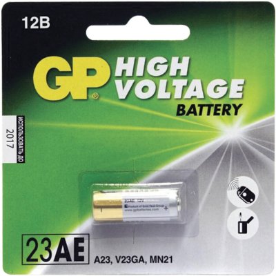 Батарейки GP High Voltage, 23AE, алкалиновая, для сигнализаций, 1 шт., в блистере (отрывной блок)