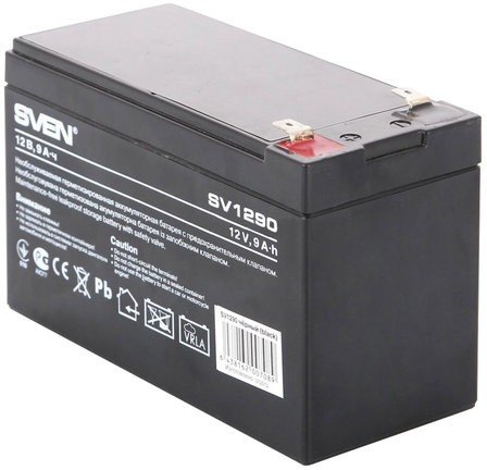 Аккумуляторная батарея для ИБП любых торговых марок, 12 В, 9 Ач, 151х65х98 мм, SVEN