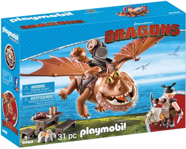 Конструктор Playmobil Драконы: Рыбьеног и Сарделька 9460pm 