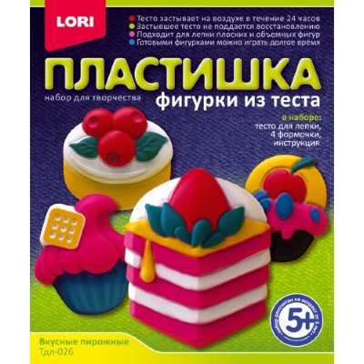 Lori Фигурки из теста "Вкусные пирожные" Тдл-026