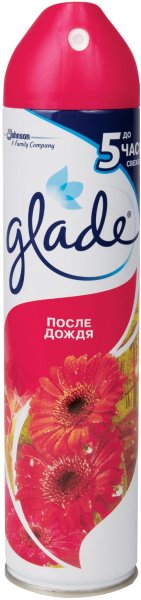 Освежитель воздуха аэрозольный 300 мл, GLADE (Глейд) "После дождя"