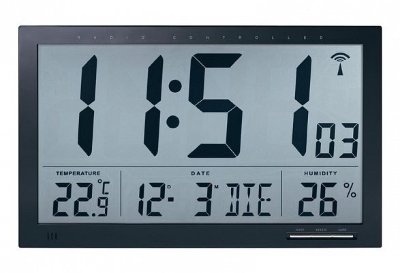 Цифровые часы с термометром  TFA 60.4510.01