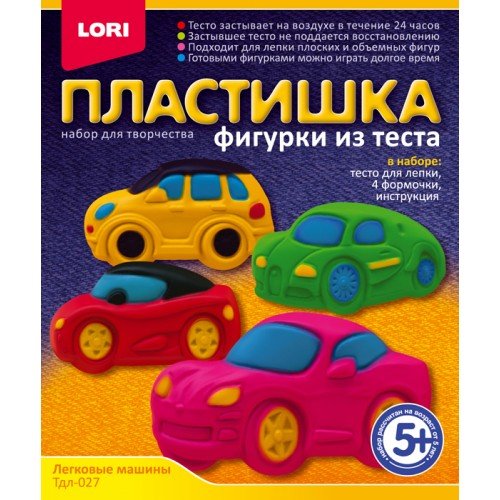 Lori Фигурки из теста "Легковые машины" Тдл-027