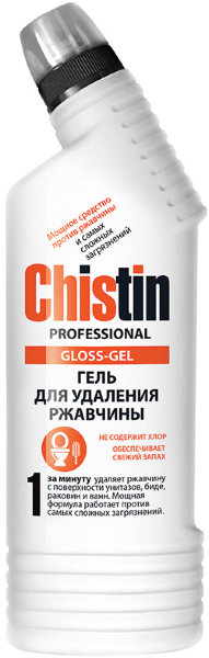 Чистящее средство Chistin Professional, гель для удаления ржавчины, 750мл