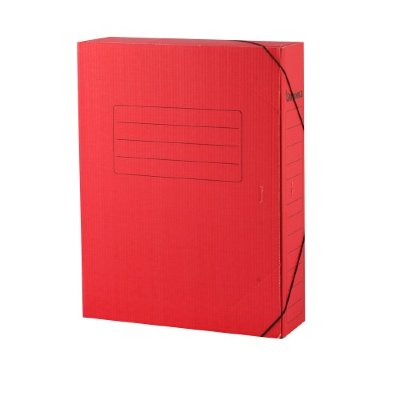 Эврика Архивная папка на резинках 75 мм красная (на 700 листов А4) 6829