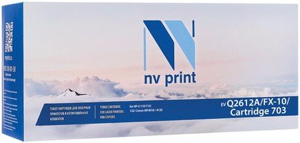 Картридж лазерный NV PRINT (NV-Q2612A/FX-10/703) для HP/CANON LaserJet/i-SENSYS, ресурс 2000 стр.