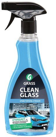 Средство для мытья стекол и зеркал 500 мл GRASS CLEAN GLASS, антистатический эффект, нейтральное, распылитель