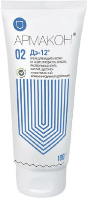 Крем защитный, 100 мл, АРМАКОН ДЭ-12, универсальный, от водорастворимых и водонерастворимых веществ, 1199