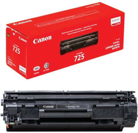 Картридж лазерный CANON (725) LBP6000/LBP6020/LBP6020B, оригинальный, ресурс 1600 стр.