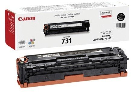 Картридж лазерный CANON (731BK) LBP7100/7110/MF8230/8280, черный, ресурс 1400 страниц, оригинальный