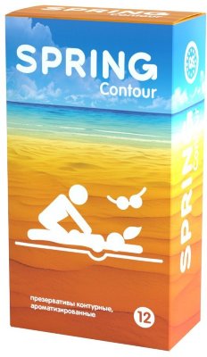 Контурные презервативы SPRING CONTOUR - 12 шт.