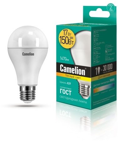 Светодиодная лампа Camelion LED17-A65/830/E27