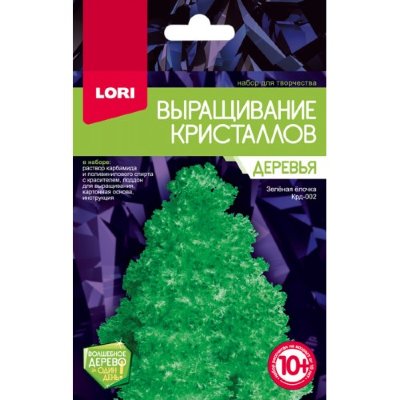 Lori Выращивание кристаллов Деревья "Зеленая ёлочка" Крд-002