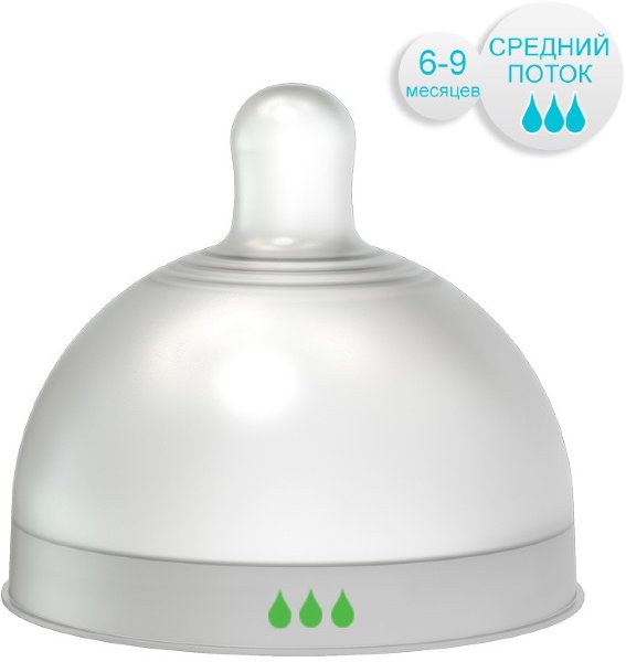 Соска для бутылочки Adiri NxGen (1 шт., средний поток, 6-9 мес.)