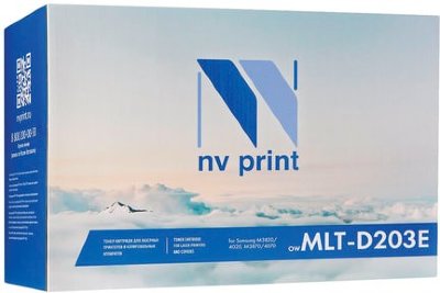 Картридж лазерный NV PRINT (NV-MLT-D203E) для SAMSUNG M3820/3870/4020/4070, ресурс 10000 стр.