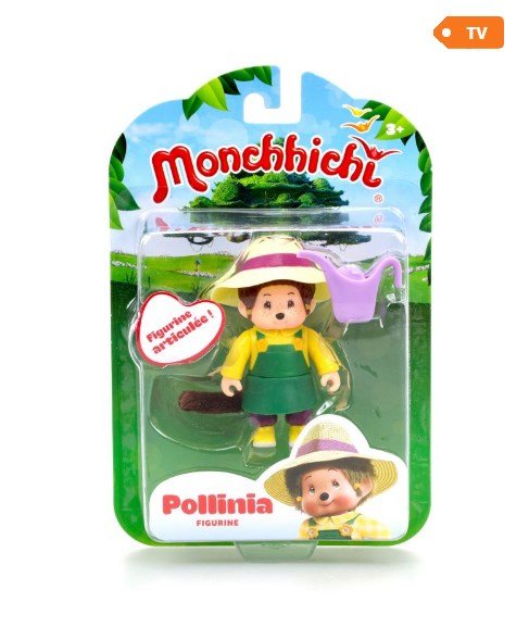 Фигурка Полина 7,5 см с аксессуаром Monchhichi 81511