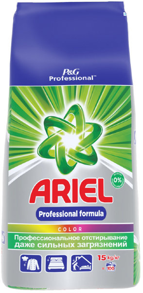 Порошок для машинной стирки Ariel "Expert Color", 15кг