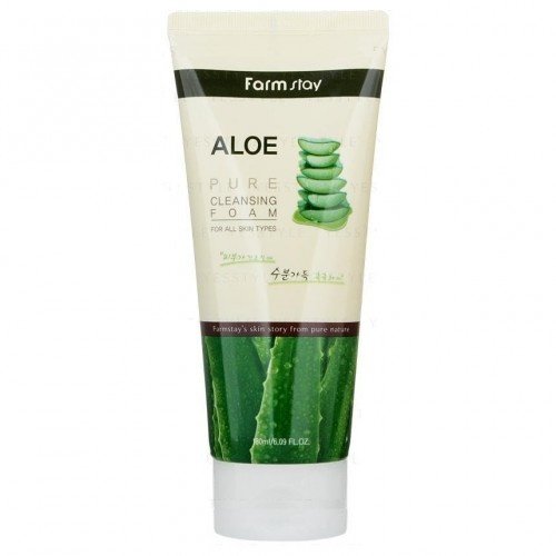 FarmStay Aloe Pure Cleansing Foam – Пенка для умывания с экстрактом алоэ, 180 мл.