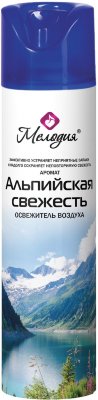 Освежитель воздуха аэрозольный, 300 мл, МЕЛОДИЯ "АЛЬПИЙСКАЯ СВЕЖЕСТЬ"