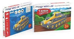 Игрушка сборная из мягких элементовТанки T-VI Тигр Magneticus TCN-011