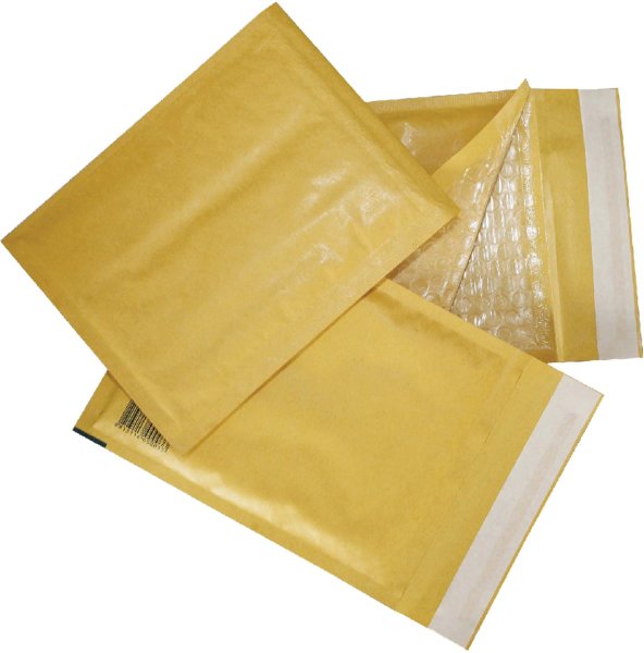 Конверт-пакеты с прослойкой из пузырчатой пленки (240х330 мм), крафт-бумага, отрывная полоса, КОМПЛЕКТ 10 шт.