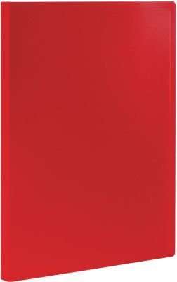 Папка 10 вкладышей STAFF, красная, 0,5 мм