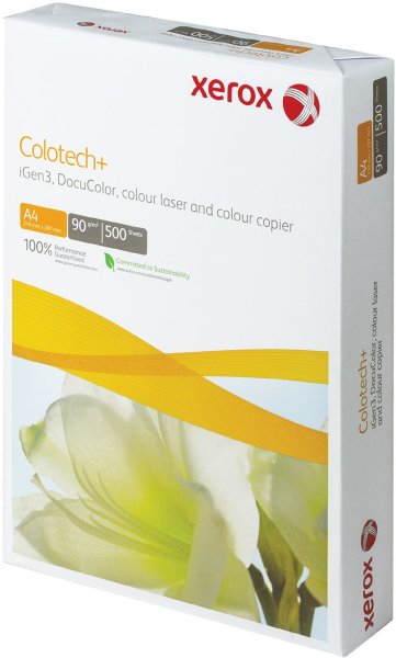 Бумага XEROX COLOTECH PLUS, А4, 90 г/м2, 500 л., для полноцветной лазерной печати, А++, 170% (CIE)