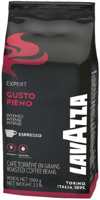 Кофе в зернах LAVAZZA "Gusto Pieno Expert", 1000 г, вакуумная упаковка, 4338