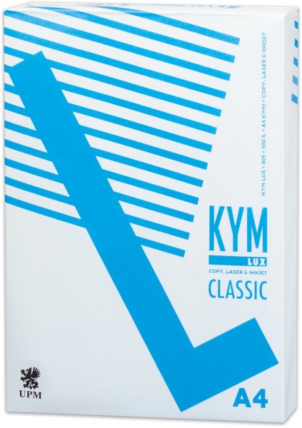 Бумага офисная А4, класс "C", KYM LUX CLASSIC, 80 г/м2, 500 л., белизна 150% (CIE)