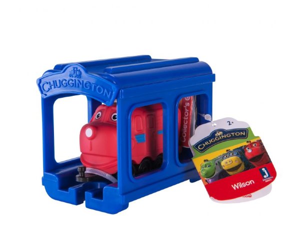 Chuggington набор паровозик Уилсон с гаражом