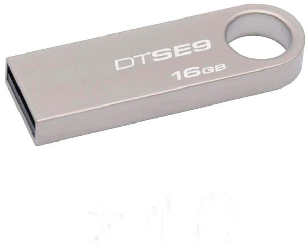 Память Kingston "DTSE9"  16GB, USB 2.0 Flash Drive, металлический