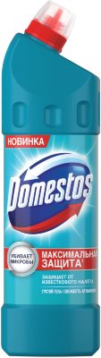 Чистящее средство 1 л, DOMESTOS (Доместос) "Свежесть Атлантики", с отбеливающим эффектом