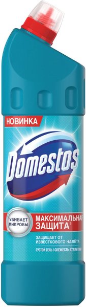 Чистящее средство 1 л, DOMESTOS (Доместос) "Свежесть Атлантики", с отбеливающим эффектом