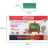 Пластилин классический ПИФАГОР ШКОЛЬНЫЙ, 12 цветов, 180 г, со стеком, 105434